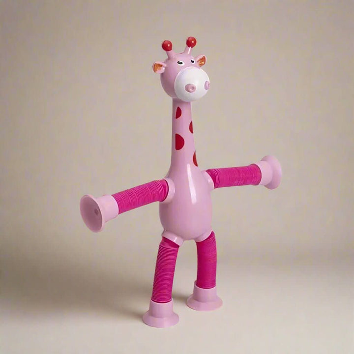 Lisslune | FlexiGiraffe – Expandable suction cup toy for creative children