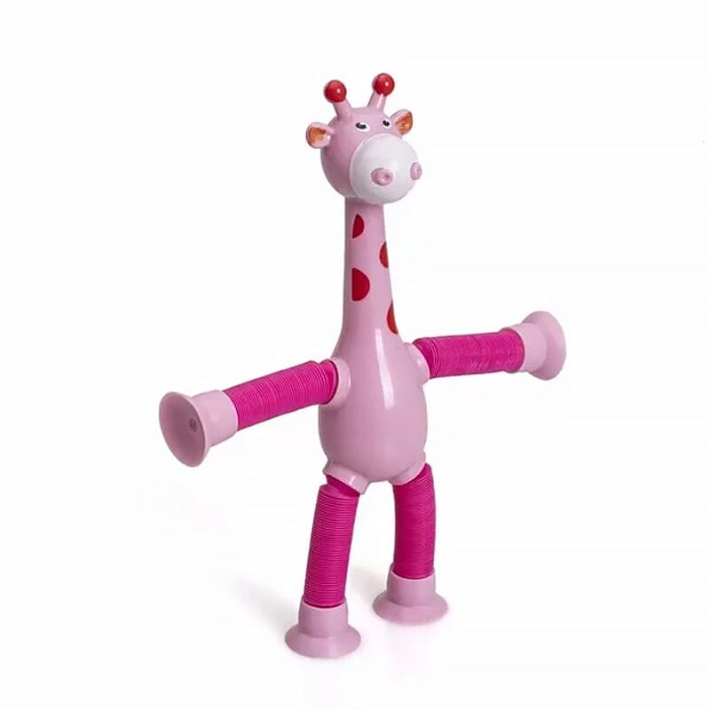 Lisslune | Telescopic Suction Cup Giraffe Toy