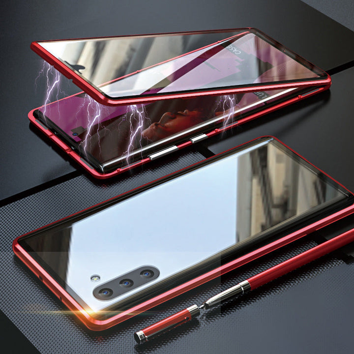 Lisslune | Magnetic Tempered Glass Dual-Sided Phone Case for Samsung