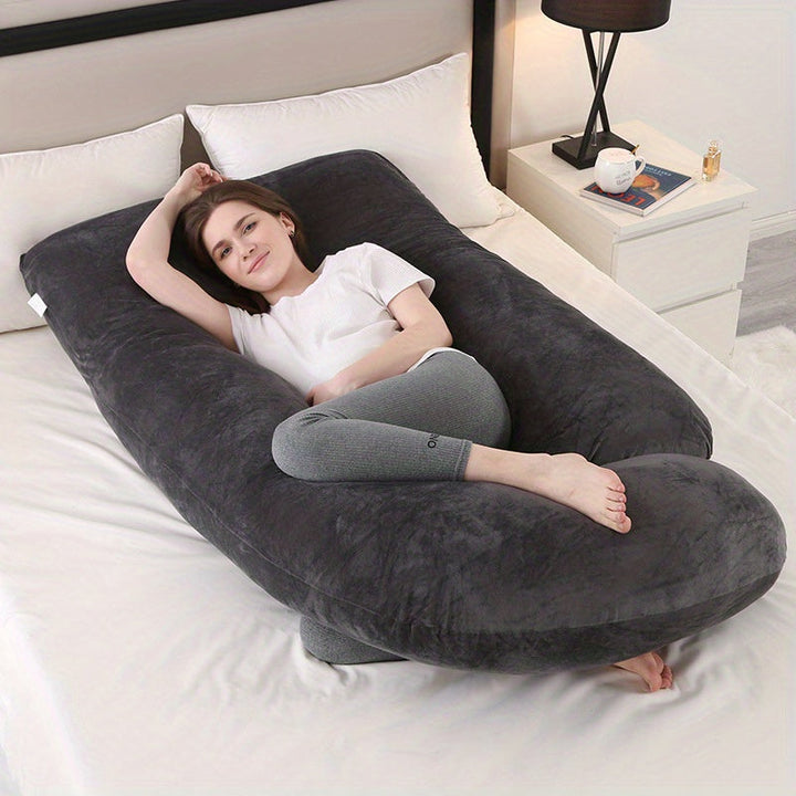 Lisslune | MaternityEase - J-Shaped Pillow for Pregnant Moms