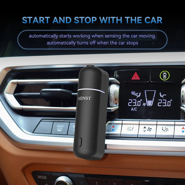 Lisslune | Luxurious Aroma Journey: Electric Waterproof Car Perfume Diffuser with Vent Clip