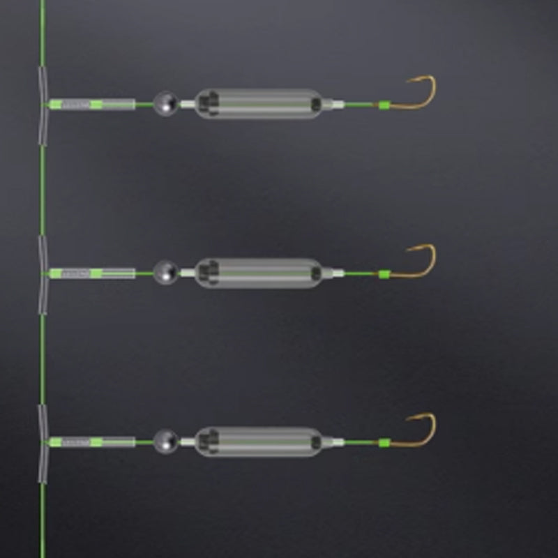 Lisslune | 3 hooks Anti-drift bottom fishing rig