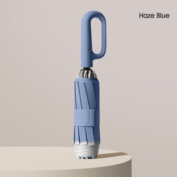 Lisslune | Ring buckle umbrella, Reflective Safety Strip, Sturdy Windproof, Travel Portable