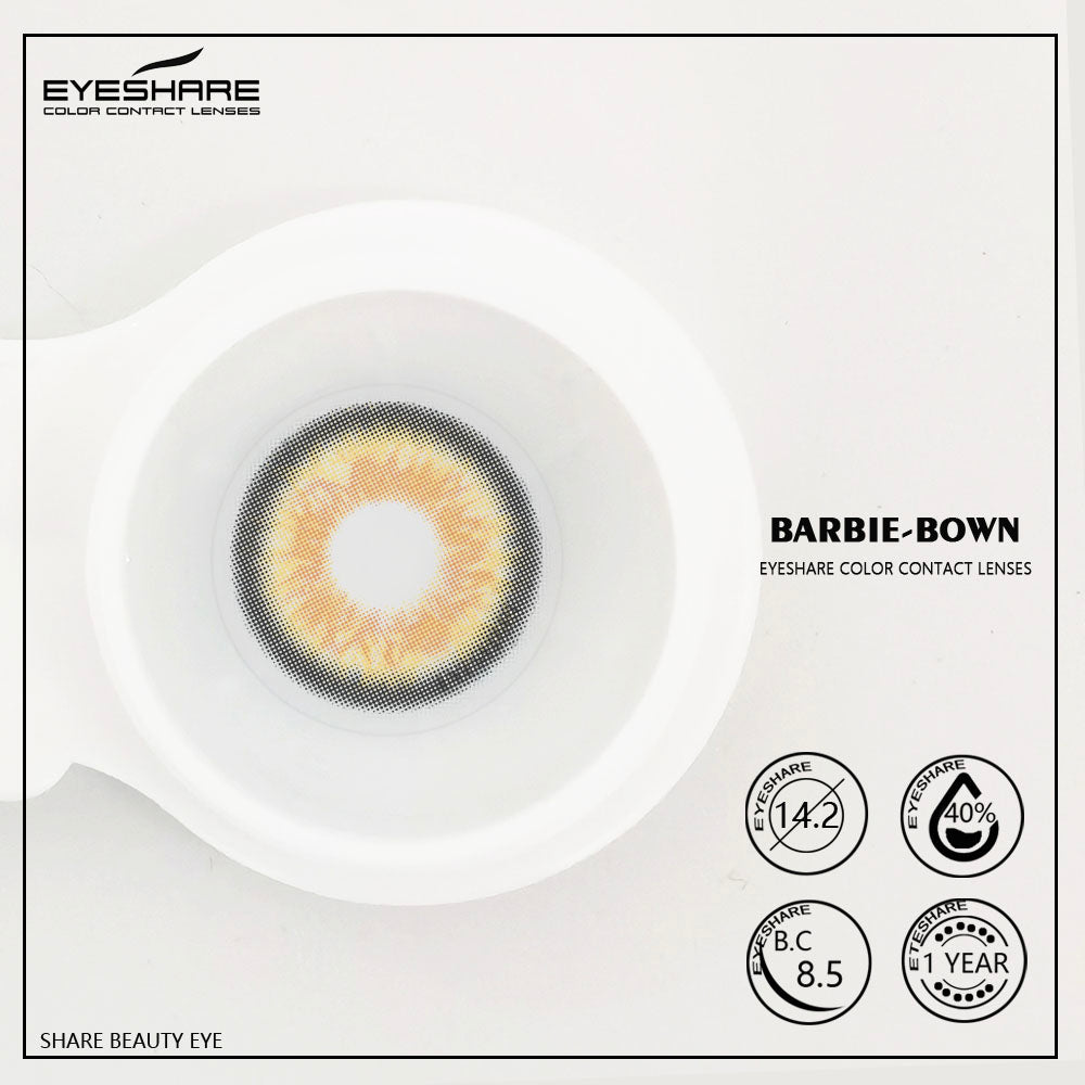 Rynx Barbie Brown 14.2mm 1 Pair | 1 Year