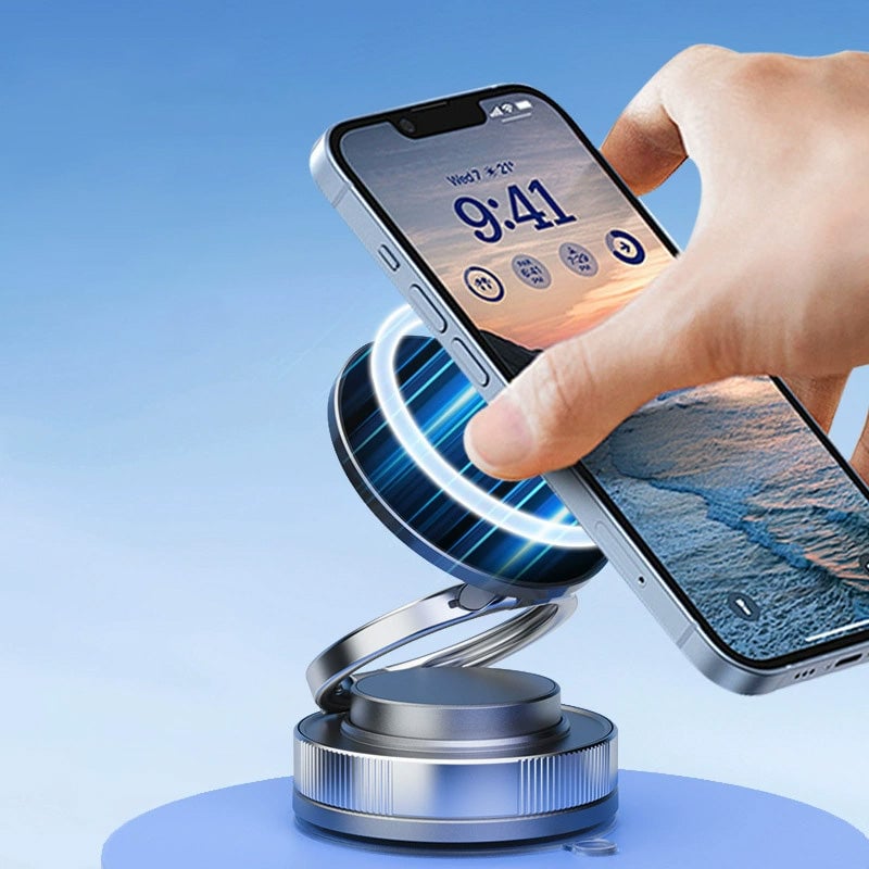 Lisslune | 360° adjustable vacuum magnet phone holder