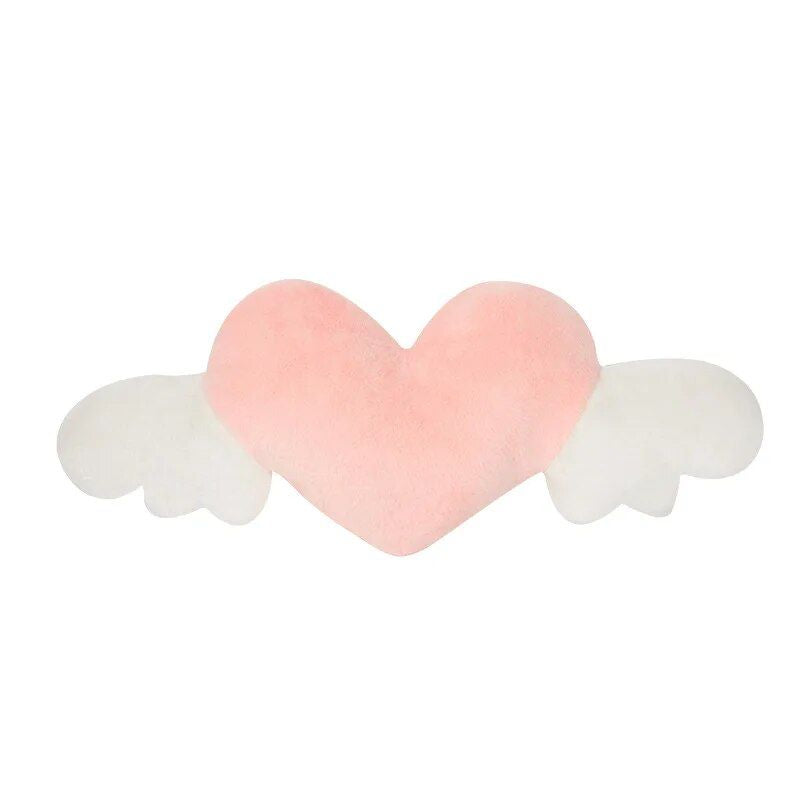 Lisslune | Heart Shaped Plush Car Headrest & Lumbar Support Pillow