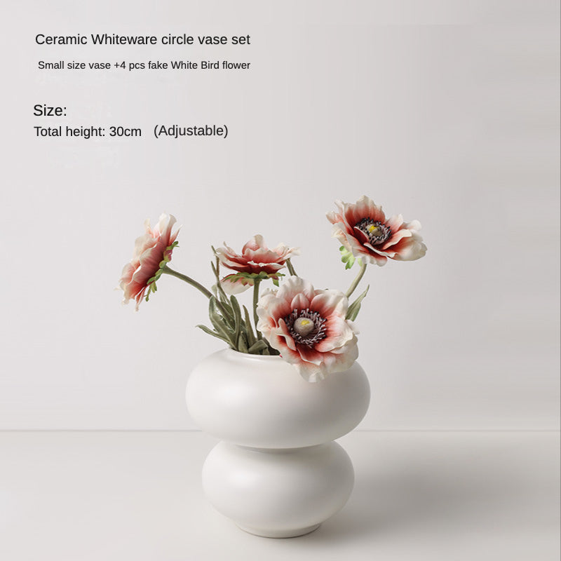 Lisslune | Pure White Special Shape Vase
