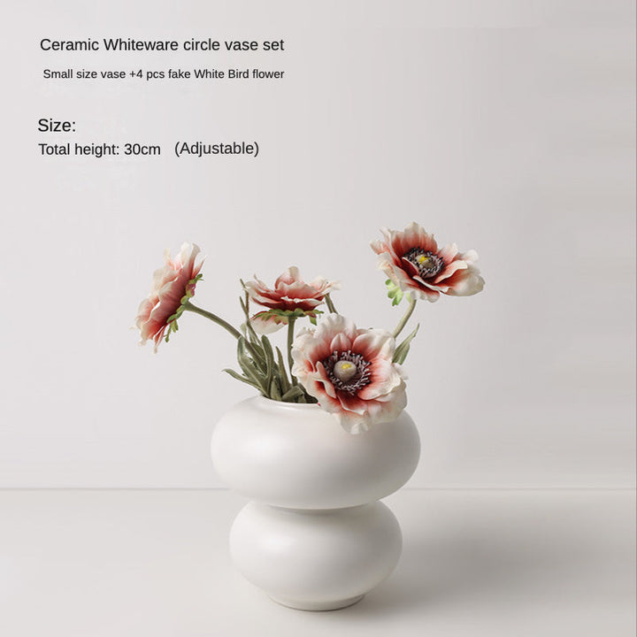 Lisslune | Pure White Special Shape Vase