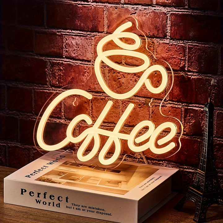 Lisslune | Neon Led Coffee Sign For Wall Decoration
