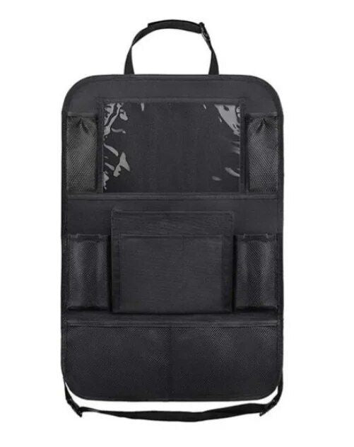Lisslune | Backseat Organizer with Touchscreen Tablet Holder & Kick Mat Protector