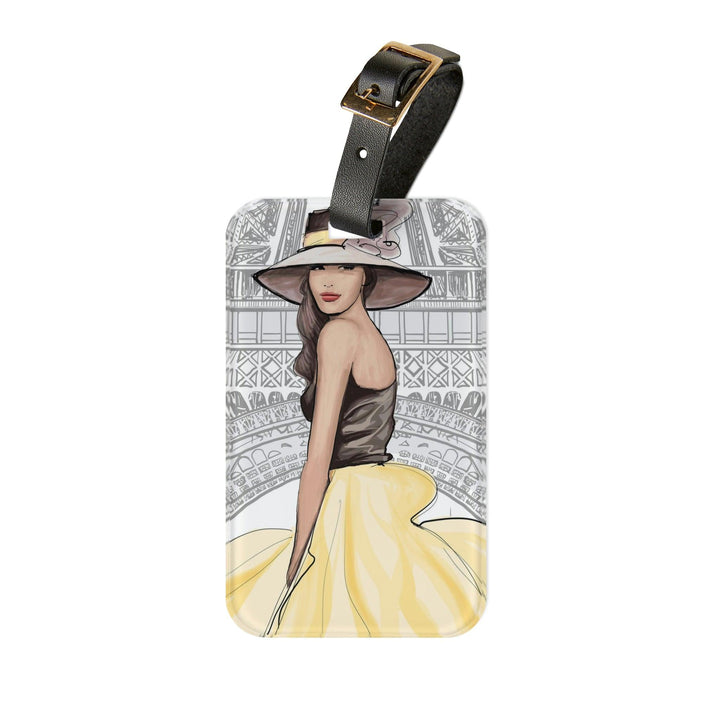 Lisslune | Elegant Adjustable Acrylic Luggage Tag - Essential Travel Chic