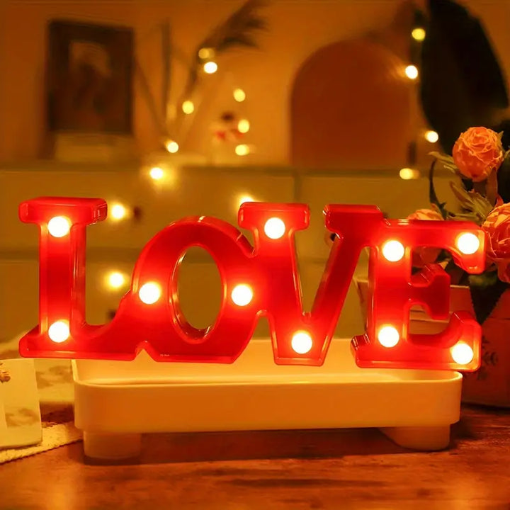 Lisslune | LED letters, numbers, and symbols – luminous decoration with warm white light for parties and living spaces