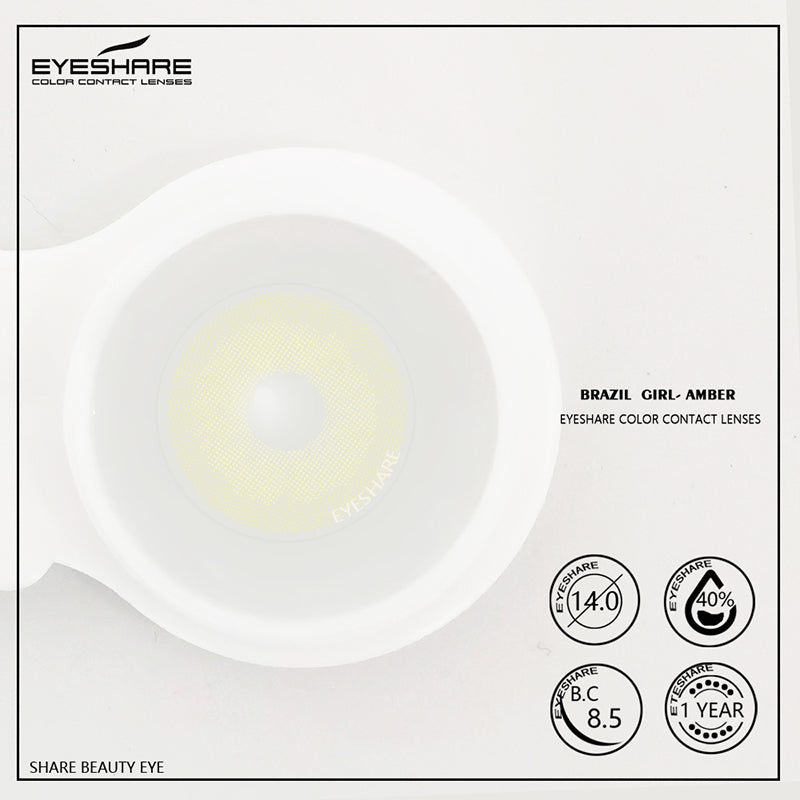 Rynx Brazilgirl Amber 14.0mm 1 Pair | 1 Year