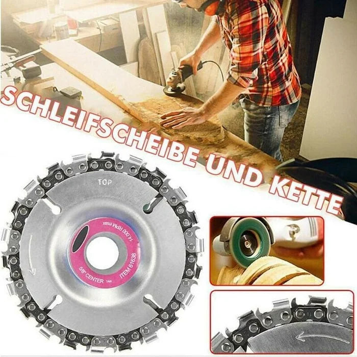 Lisslune | Angle Grinder Chain Disc | Innovative Woodworking Made Easy!