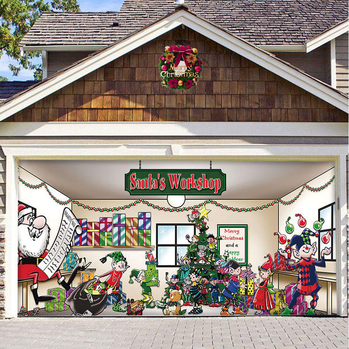 Lisslune | Christmas Carsge Door Banner Ornament