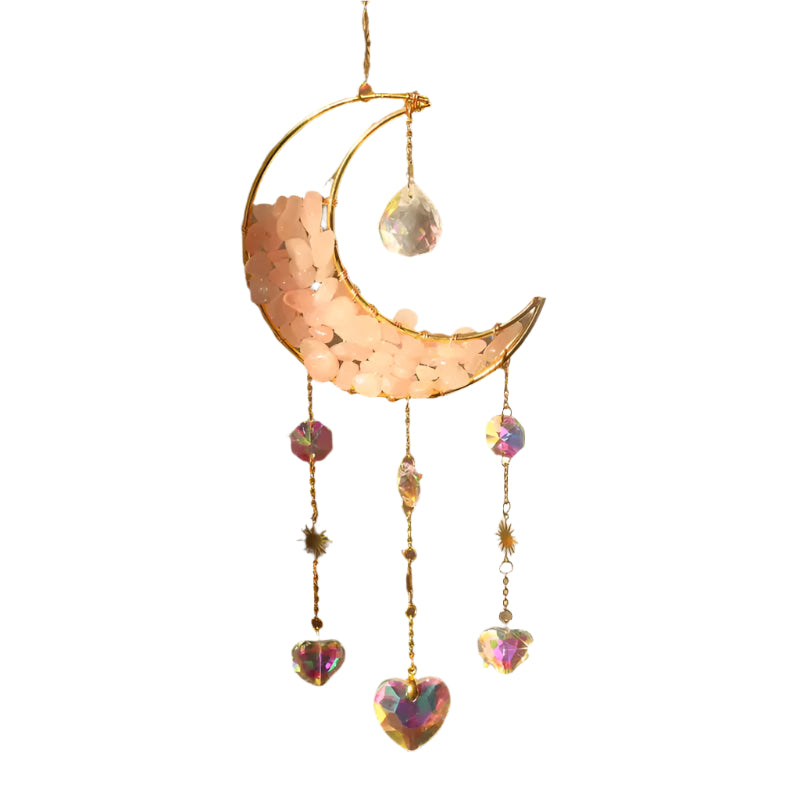 Lisslune | LunaPrism Dreamcatcher – Enchanting Moonlight Decoration for Peaceful Spaces