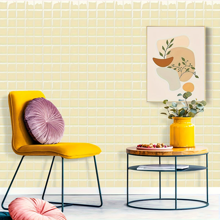 Lisslune | 5 Stück/10 Stück 3D Wandfliesenaufkleber 10x10 Zoll, Küche Wohnzimmer Badezimmer Flur, Einfach anzubringen und abziehbarer Aufkleber Tapete, Achat Jade Marmorquadrate Selbstklebend Wasserdicht Leicht zu reinigen Kostenloses Schneiden