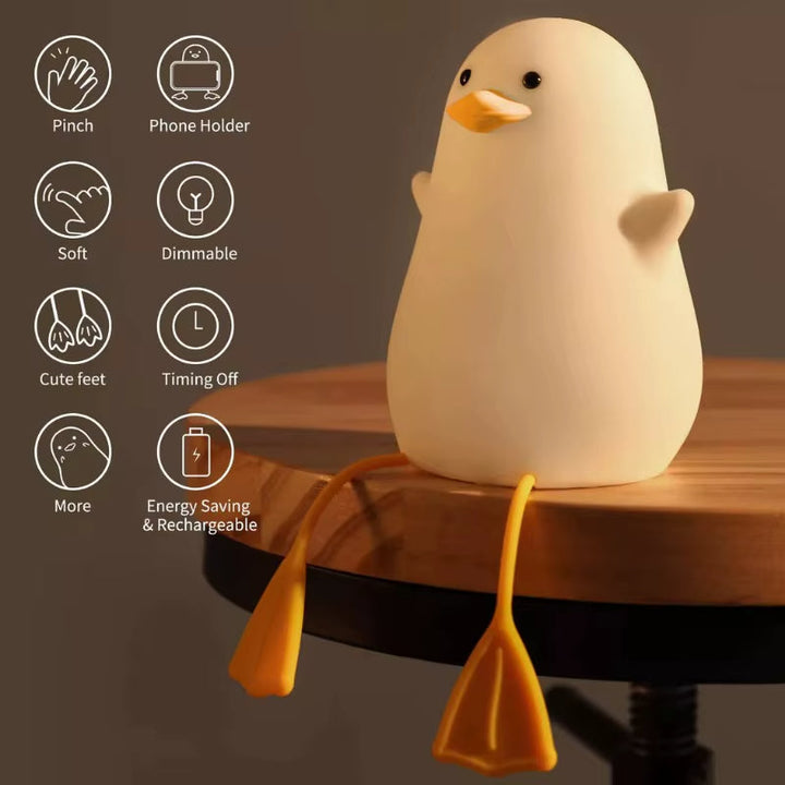 Lisslune | Charming Duck Soft Glow LED Desk Lamp