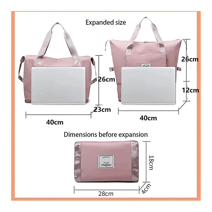 Lisslune | Collapsible Waterproof Large Capacity Travel Handbag