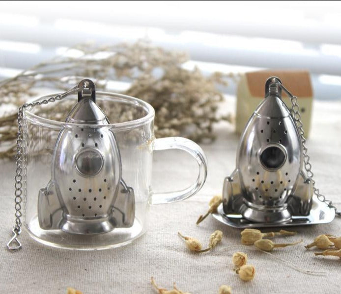 Lisslune | Stainless Steel Rocket Tea Filter Infuser