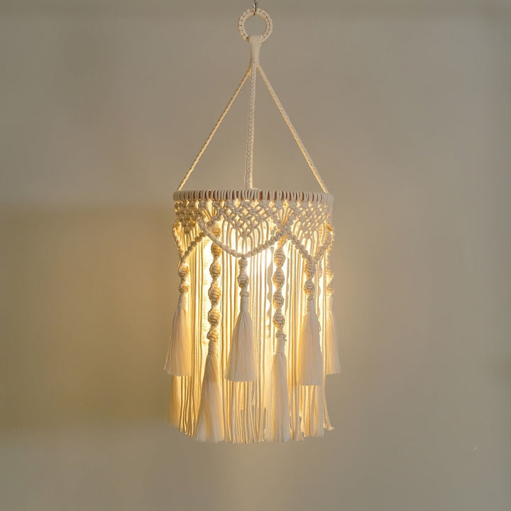 Lisslune | BohoGlow - Handwoven Macrame Pendant Light