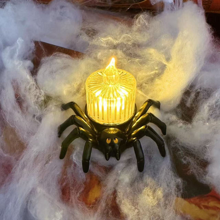 Lisslune | Halloween Decoration – Spiderback Ornament with Candle and Eyeball Designs