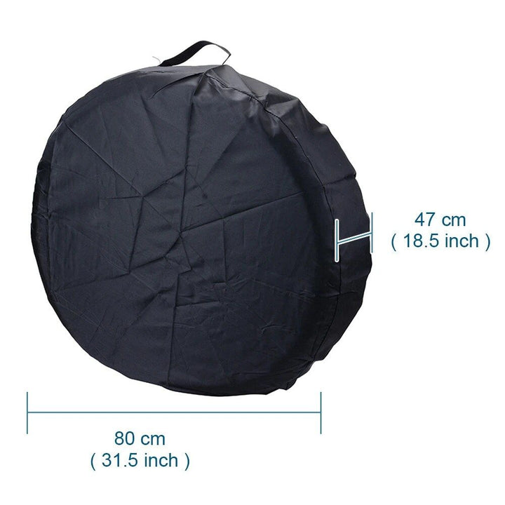 Lisslune | Weatherproof 210D Oxford Cloth Car Tire Cover - UV Protection, Dustproof Wheel Protection