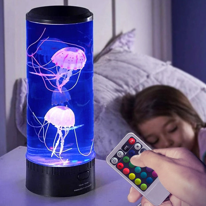 Lisslune | LED Jellyfish Lamp with Soft Glow – Aquatic Decor for Home, Office, and Relaxation Spaces