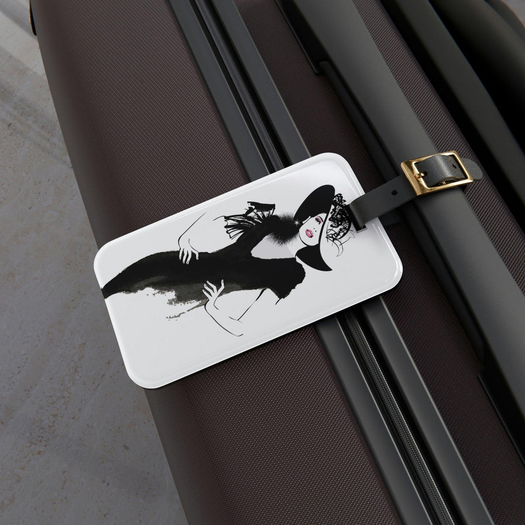 Lisslune | Customizable Elegant Acrylic Travel Luggage Tag with Personalization Options