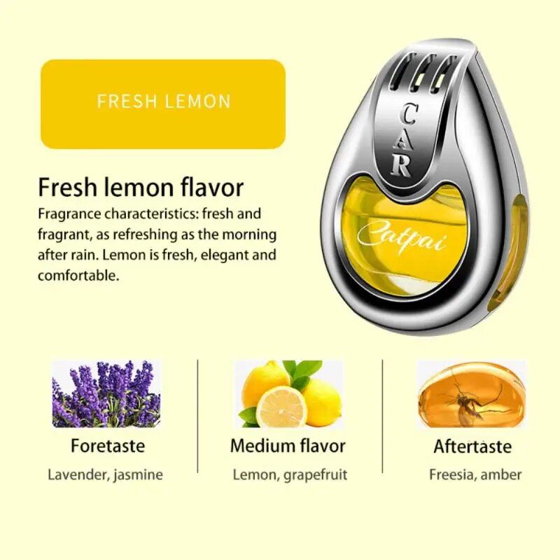 Lisslune | Car Air Fresher Vent Diffuser with Long-lasting Perfume Scent