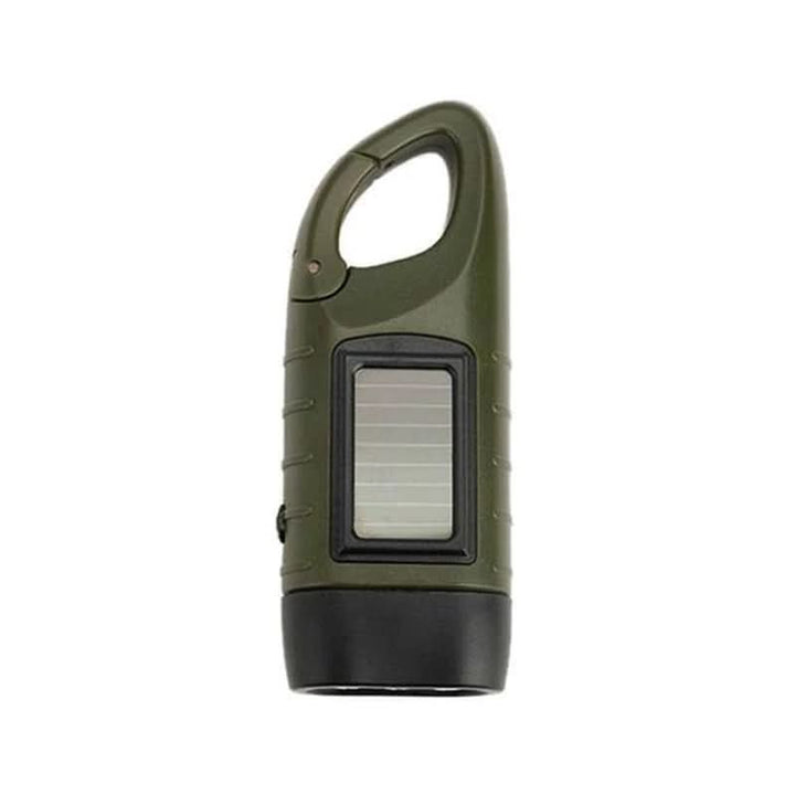 Lisslune | Hand Crank Solar Powered LED Flashlight