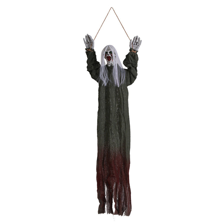 Lisslune | Halloween Hanging Decoration – Creepy Ghost with Blood Stains