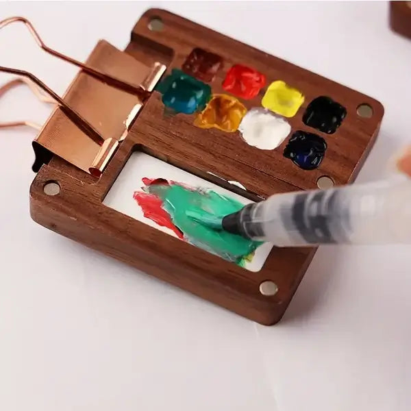 Lisslune | Mobile Watercolor Paint Box Set with 24 Colors