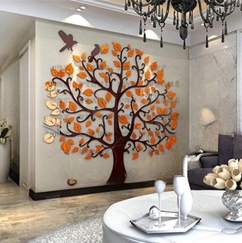 Lisslune | Modern Home 3d Three-Dimensional Tree Wall Stickers