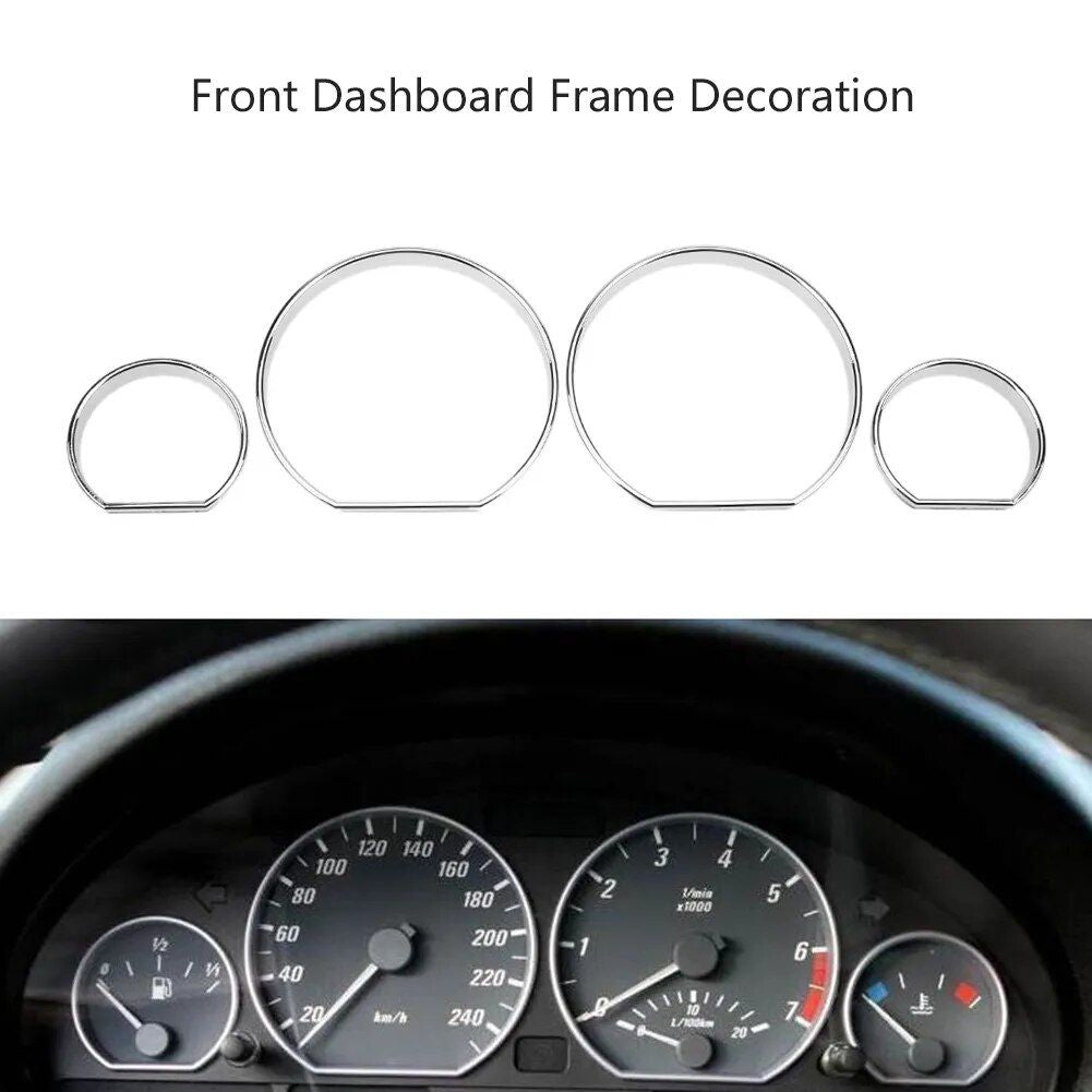 Lisslune | BMW E46 Dashboard Dial Rings Trim Set