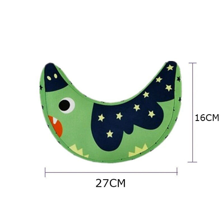 Lisslune | Soft Cotton Car Neck Pillow for Kids - Premium Head Pillow & Shoulder Support Pillow