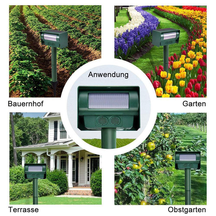 Lisslune | Solar-powered Ultrasonic Pest Mouse Repeller