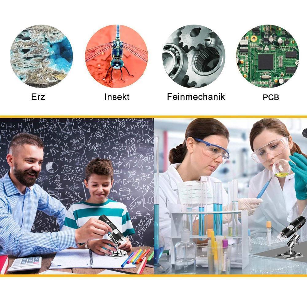 Lisslune | Portable 1000X Zoom 1080p Microscope Camera