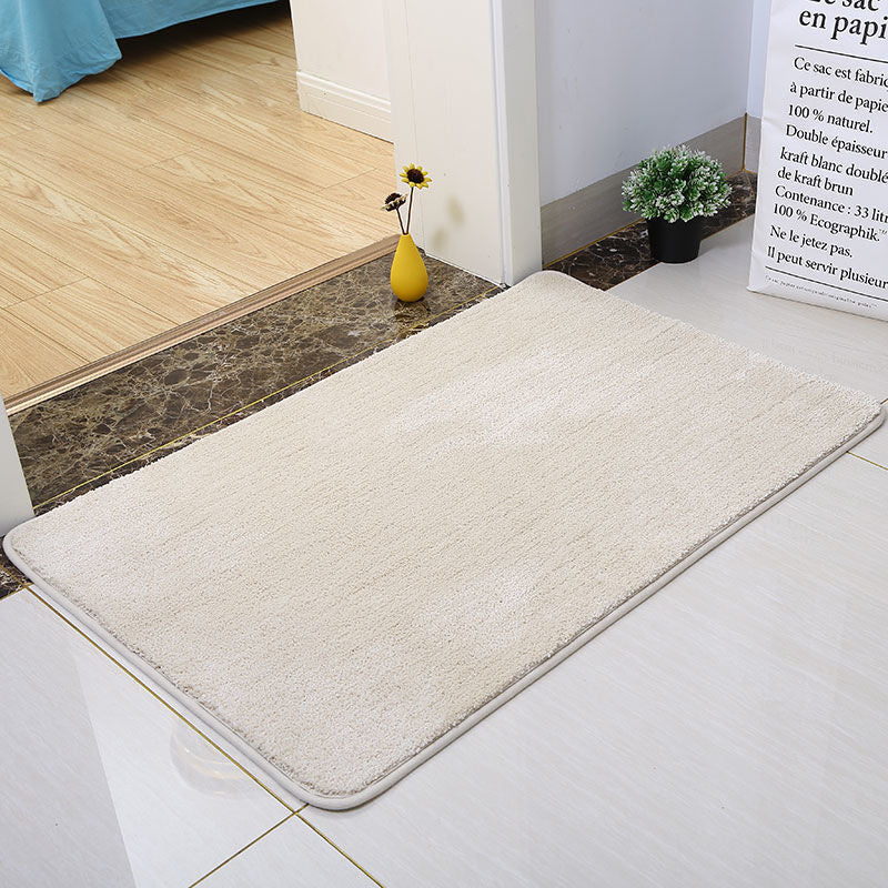 Lisslune | Feblilac Solid Color Tufted Bath Mat, Multiple Sizes Bath Mat, Pure Non-Slip Bath Mat