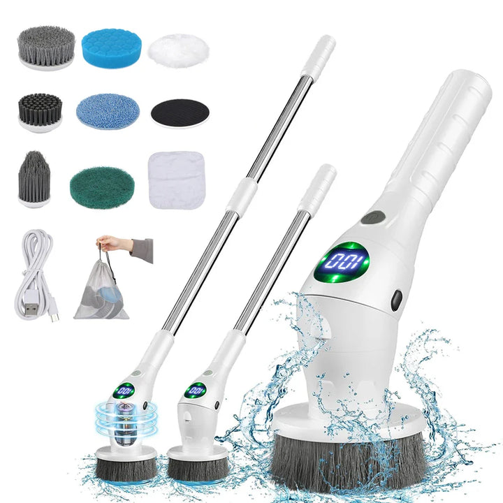 Lisslune | 8-in-1 Electric Cleaning Brush – Liora – (1+1 FREE)
