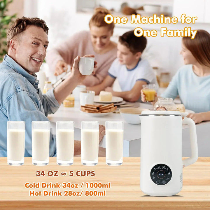 Lisslune | 8-in-1 Nut Milk Maker (1000 ml) - NutriBlend
