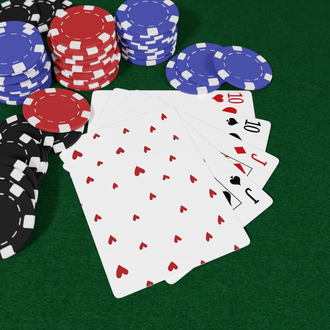 Lisslune | Love-Filled Heart Playing Cards for Enchanting Valentine's Game Nights