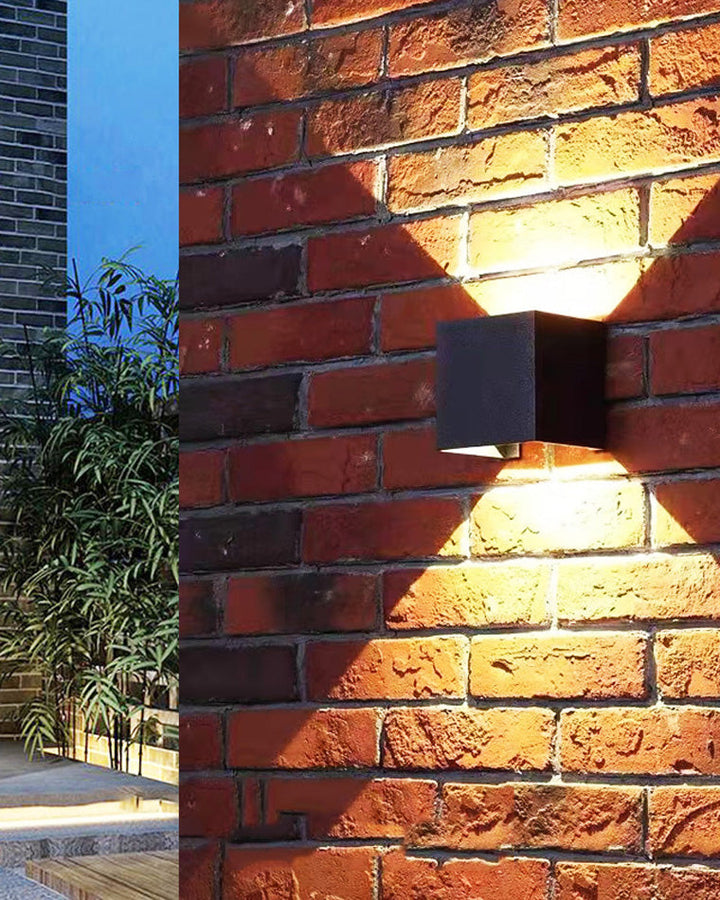 Lisslune | LED Outdoor Up Down Wall Light | Waterproof Metal Fixture for Patio. Garden & Entryway Illumination