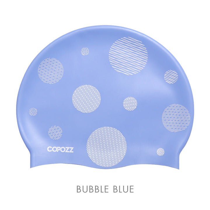 Lisslune | Waterproof silicone swim cap for long hair with ear protection