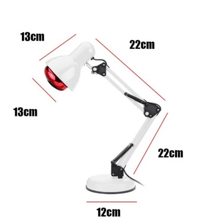 Lisslune | Red Light Therapy Lamp for Skin - Infrared Heating with Tripod Stand