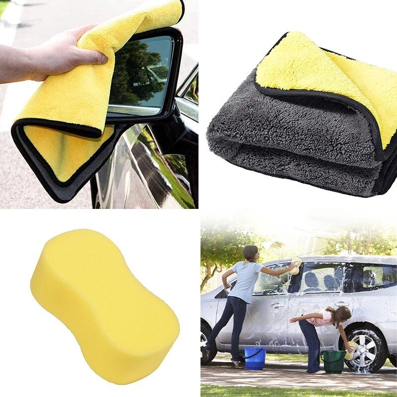 Lisslune | Complete 16-piece car cleaning and detailing set