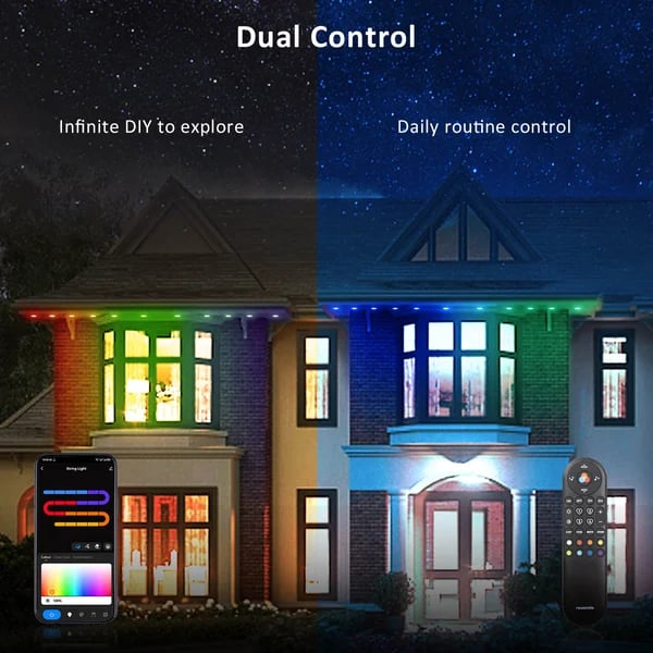 Lisslune | Smart Rainbow LED Permanent Outdoor Light