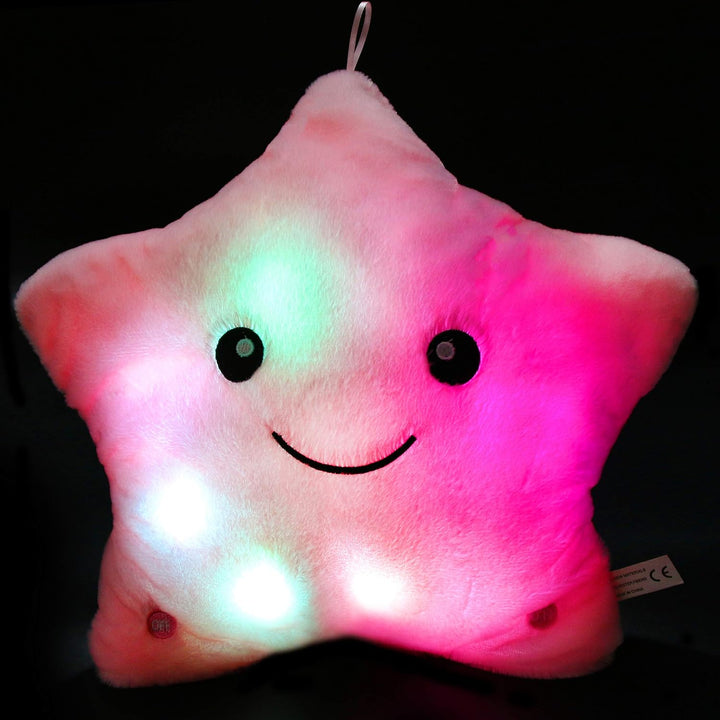 Lisslune | StarGlow Plush Night Light – Soft Stuffed Animal with Music and Light