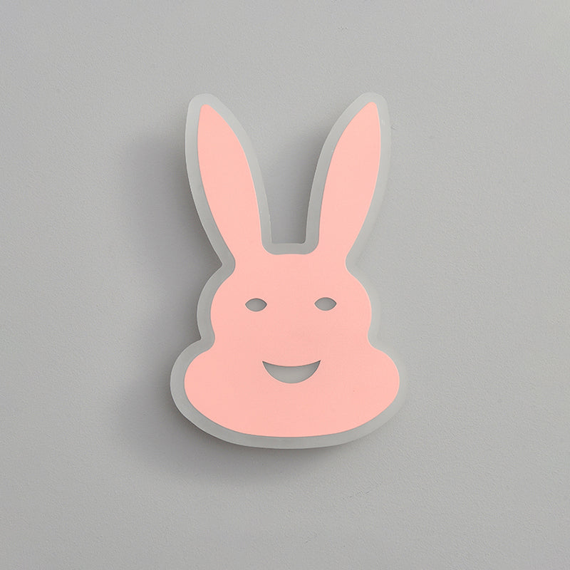 Skørter | Macaroon Rabbit/Fish Wall Lamp Iron Children's Room LED Wall Light Lighting Fixture in White/Pink/Blue