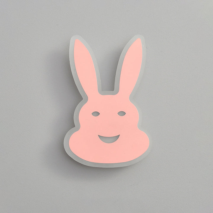 Skørter | Macaroon Rabbit/Fish Wall Lamp Iron Children's Room LED Wall Light Lighting Fixture in White/Pink/Blue